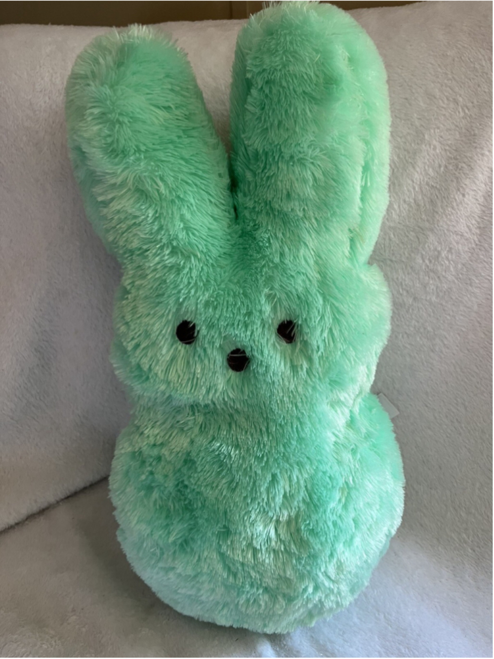 Peeps 18" Plush Green Bunny Easter Soft Rabbit A MUST SEE OR ADD AT EASTER TIME